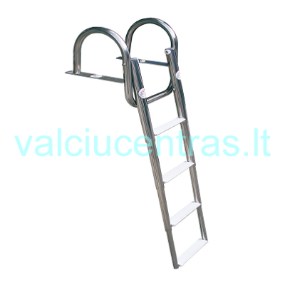 Teleskopinės sulankstomos nerūdijančio plieno kopėtėlės 